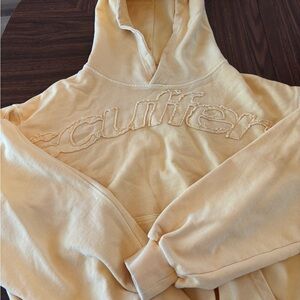 Cozy Pale Yellow Hoodie by Scuffers
